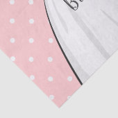 Bride Dress Elegant Wedding Party Polka Dots Art Seidenpapier (Ausschnitt)