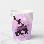 Bride 'em Cowboy Bachelorette v2 Team Bride ID928 Pappbecher (Vorderseite)