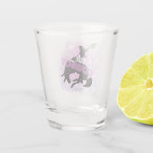 Bride 'em Cowboy Bachelorette v2 Team Bride ID928 Schnapsglas (Rückseite)