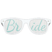 BRIDE Empfang Shower Bridal Wedding Party Bridge Sonnenbrille (Vorderseite)