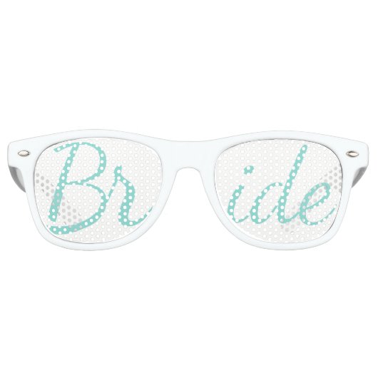 BRIDE Empfang Shower Bridal Wedding Party Bridge Sonnenbrille (Vorderseite)