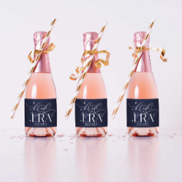 Bride Era Brautparty Mini Champagne Flasche Schaumweinetikett