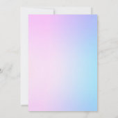 Bride Era Bridal Dusche Einladung (Rückseite)