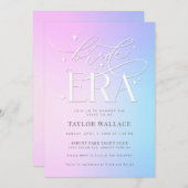 Bride Era Bridal Dusche Einladung (Vorne/Hinten)