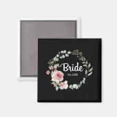 Bride Est. 2025 Bridal Wedding Matching Geschenke Magnet (Vorderseite/Rückseite)