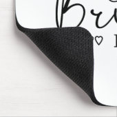 Bride Est. 2025 Bride zu Verlobung Mousepad (Ecke)