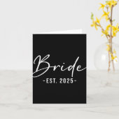 Bride Est. 2025 - Matching Getting Ready Bride Gro Karte (Gelbe Blume)