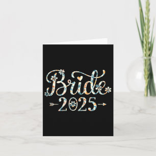 Bride Est 2025 Verheiratet Wedding Brautparty Bach Karte