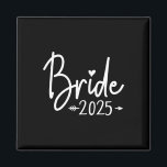 Bride Est 2025 Verheiratet Wedding Brautparty Bach Magnet<br><div class="desc">Bride Est 2025 Verheiratet Wedding Brautparty Bachelorette</div>