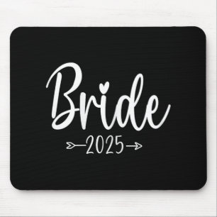 Bride Est 2025 Wedding Brautparty Mousepad