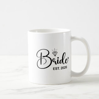 Bride Est. 2026 Frau Ehefrau Bachelorette Par Kaffeetasse