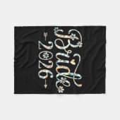 Bride Est 2026 Verheiratet Wedding Brautparty Bach Fleecedecke (Vorderseite (Horizontal))