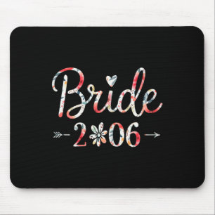 Bride Est 2026 Verheiratet Wedding Brautparty Bach Mousepad