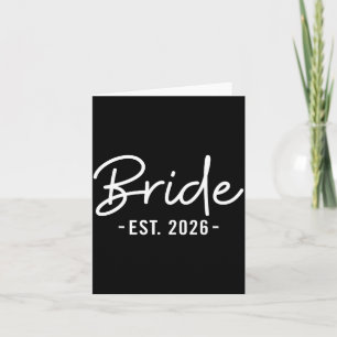 Bride Est 2026 Zukünftige Ehefrau Braut in spe Karte