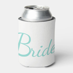 BRIDE & Family Aquamarin Blue Bridal Wedding Party Dosenkühler