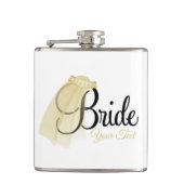 Bride Flask, 6 oz. Hüftkolben Flachmann (Vorderseite)