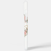 Bride Floral Watercolor iPhone Case (Rückseite / Links)