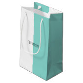 BRIDE Forever You & Me Suite Brautparty Party Kleine Geschenktüte (Rückseite Schrägansicht)