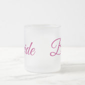 Bride Frosted Glass Mug Mattglastasse (Mittel)