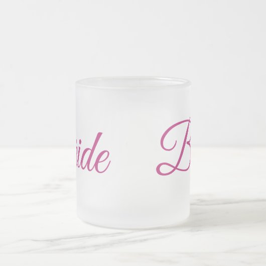 Bride Frosted Glass Mug Mattglastasse (Mittel)