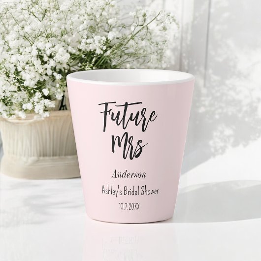 Bride Future Frau Blush Pink Milchtasse