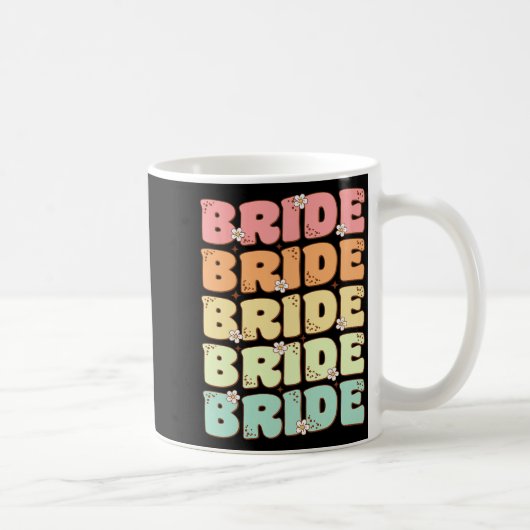 Bride Future Frau Brautparty Wedding Bachelorette Kaffeetasse (Rechts)