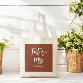 Bride Future Frau Brown Terracotta Tote Bag Tragetasche