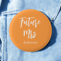 Bride Future Frau Orange White