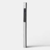 Bride Future Frau Silver Glitzer Tropfen Case-Mate iPhone Hülle (Rückseite / Links)
