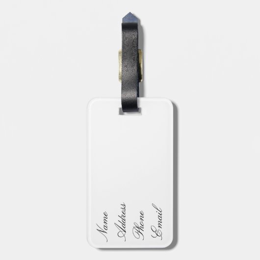 Bride Gepäckanhänger (Rückseite vertikal)