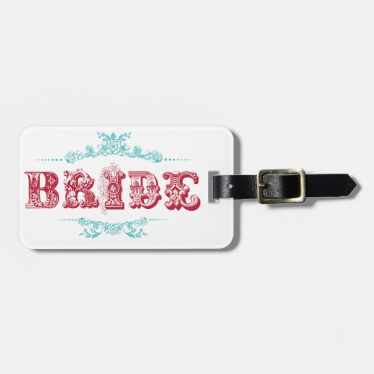 Bride Gepäckanhänger (Vorderseite horizontal)