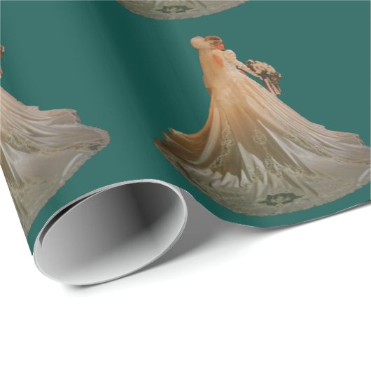 Bride Geschenkpapier (Rolleneckpunkt)