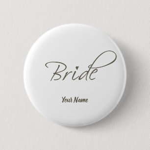 Bride Gift Bachelorette und Verlobung Stag Party Button