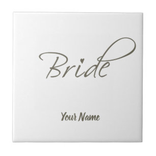 Bride Gift Bachelorette und Verlobung Stag Party Fliese
