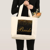 Bride Gold Große Tottasche Jumbo Stoffbeutel (Vorderseite (Produkt))