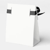 BRIDE & Gold Heart Celebration Dusche Party Geschenkschachtel (Rückseite)