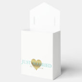 BRIDE & Gold Heart Celebration Dusche Party Geschenkschachtel (Geöffnet)