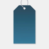 Bride Gown Brautparty Aquamarin Danke Geschenkanhänger (Rückseite)