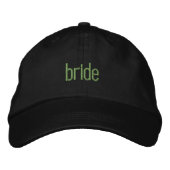 Bride Green Girl Summer bestickter Vater Hat Bestickte Baseballkappe (Vorderseite)