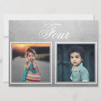 Bride Groom Age Elegant Klassische Silberne Tischn Einladung