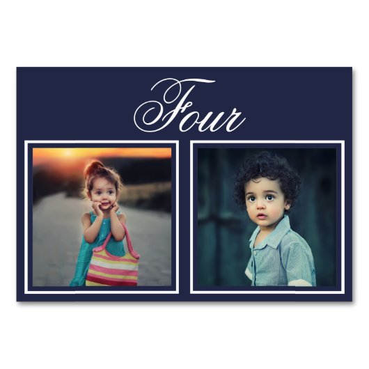 Bride Groom Age Elegante, benutzerdefinierte Tisch Tischnummer (Vorderseite)