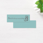 Bride&Groom Aquamarin Gevor Tag (Schreibtisch)
