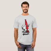 Bride Groom Baseball & Bat Funny T-Shirt (Vorne ganz)