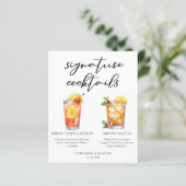 Bride Groom Beach Hochzeitsfeier Unterschrift Cock (Stehend Vorderseite)