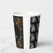 Bride & Groom delikates klassisches Design Pappbecher (Rechts)