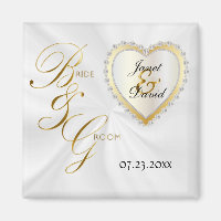 Bride & Groom Elegante Wedding Keepake