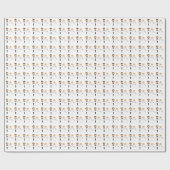 Bride & Groom Geschenkwrap Geschenkpapier (Flach)