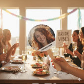 Bride Groom Her Him Photo Wedding Shower Game Fächer