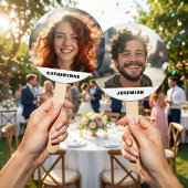 Bride Groom Her Him Photo Wedding Shower Game Fächer