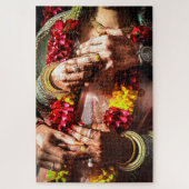 Bride & Groom Hindu Wedding Jigsaw Puzzle 1014 Stk (Vertikal)